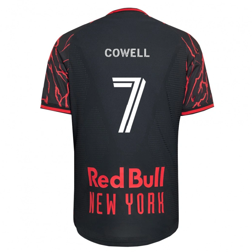 Danxen Uomo Maglia Cade Cowell #7 Rosso Nero Bianco Kit Gara Home 2026/27 Maglietta