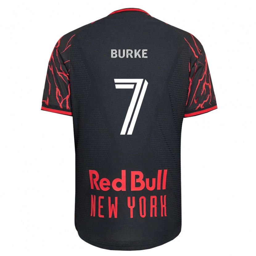 Danxen Uomo Maglia Cory Burke #7 Rosso Nero Bianco Kit Gara Home 2026/27 Maglietta