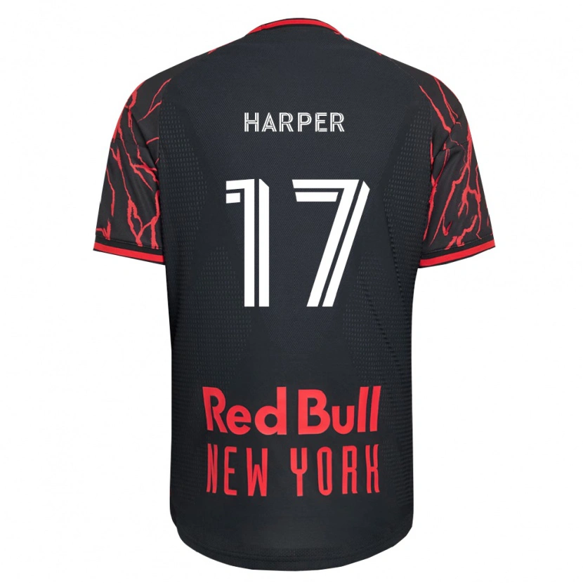 Danxen Uomo Maglia Cameron Harper #17 Rosso Nero Bianco Kit Gara Home 2026/27 Maglietta