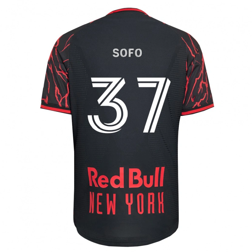 Danxen Uomo Maglia Mohammed Sofo #37 Rosso Nero Bianco Kit Gara Home 2026/27 Maglietta