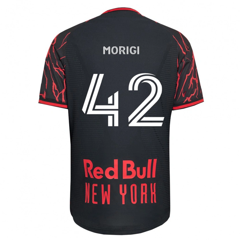Danxen Uomo Maglia Marco Morigi #42 Rosso Nero Bianco Kit Gara Home 2026/27 Maglietta