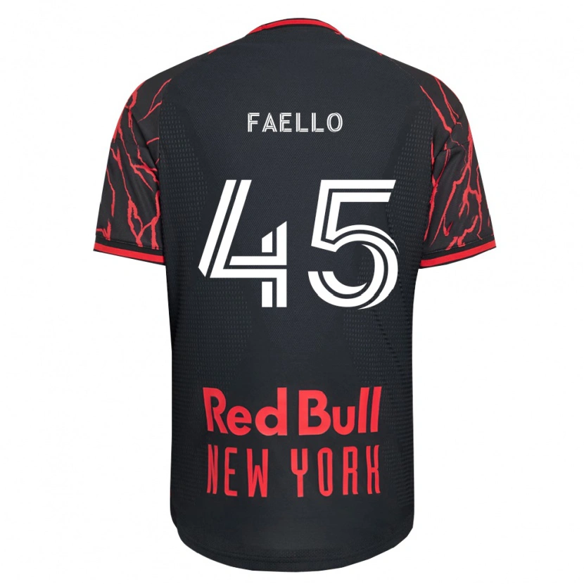 Danxen Uomo Maglia Connor Faello #45 Rosso Nero Bianco Kit Gara Home 2026/27 Maglietta
