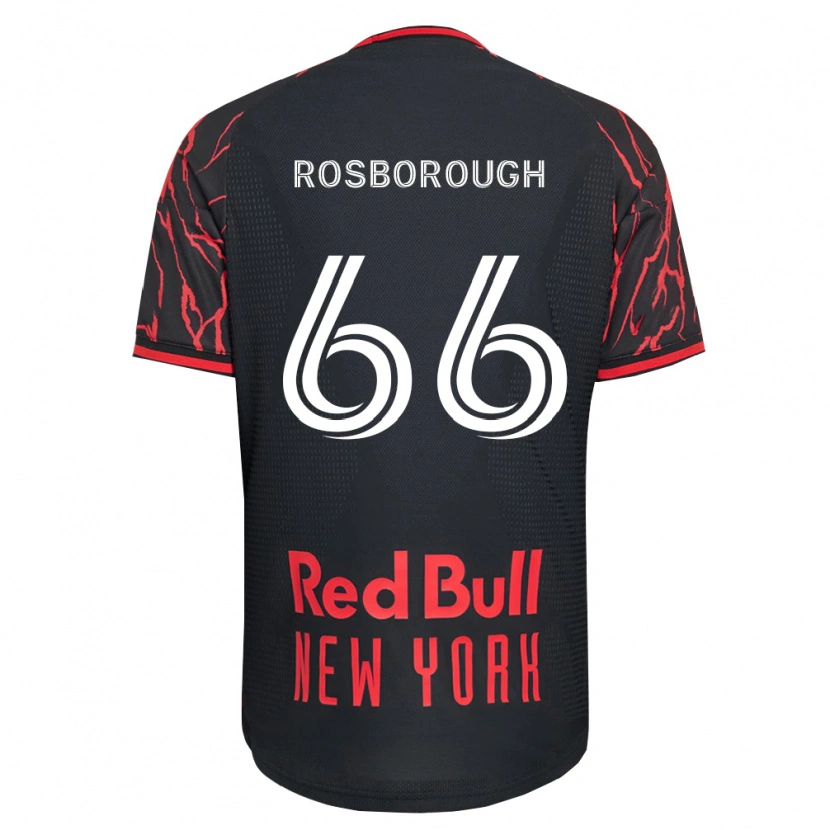 Danxen Uomo Maglia Tanner Rosborough #66 Rosso Nero Bianco Kit Gara Home 2026/27 Maglietta