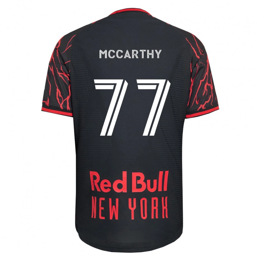 Danxen Uomo Maglia John Mccarthy #77 Rosso Nero Bianco Kit Gara Home 2026/27 Maglietta