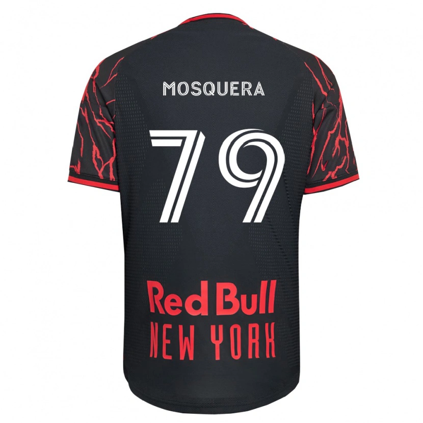 Danxen Uomo Maglia Rafael Mosquera #79 Rosso Nero Bianco Kit Gara Home 2026/27 Maglietta