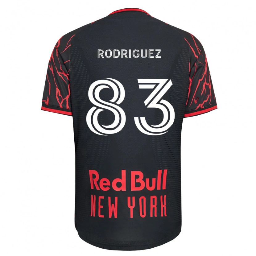 Danxen Uomo Maglia Benjamin Rodriguez #83 Rosso Nero Bianco Kit Gara Home 2026/27 Maglietta