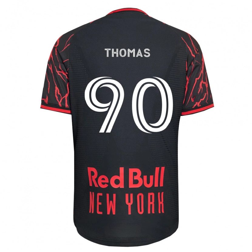 Danxen Uomo Maglia Oladayo Thomas #90 Rosso Nero Bianco Kit Gara Home 2026/27 Maglietta