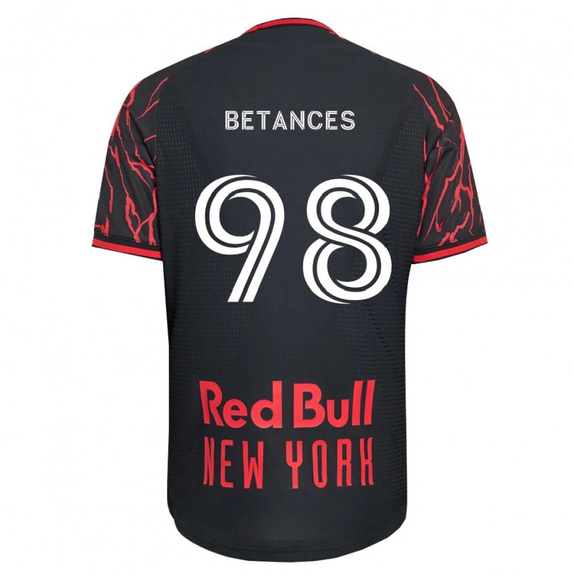 Danxen Uomo Maglia Aidan Betances #98 Rosso Nero Bianco Kit Gara Home 2026/27 Maglietta