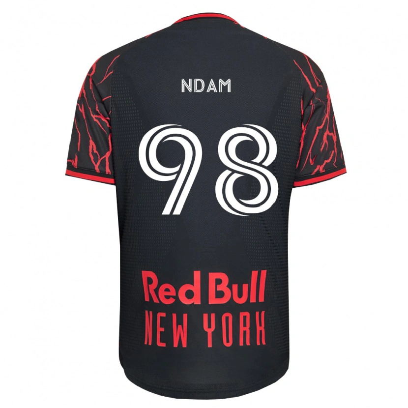 Danxen Uomo Maglia Hassan Ndam #98 Rosso Nero Bianco Kit Gara Home 2026/27 Maglietta