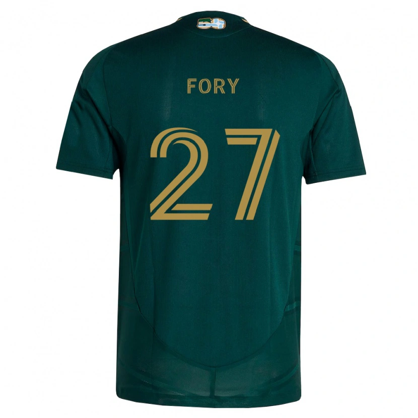 Danxen Uomo Maglia Jimer Fory #27 Verde Scuro Marrone Kit Gara Home 2026/27 Maglietta