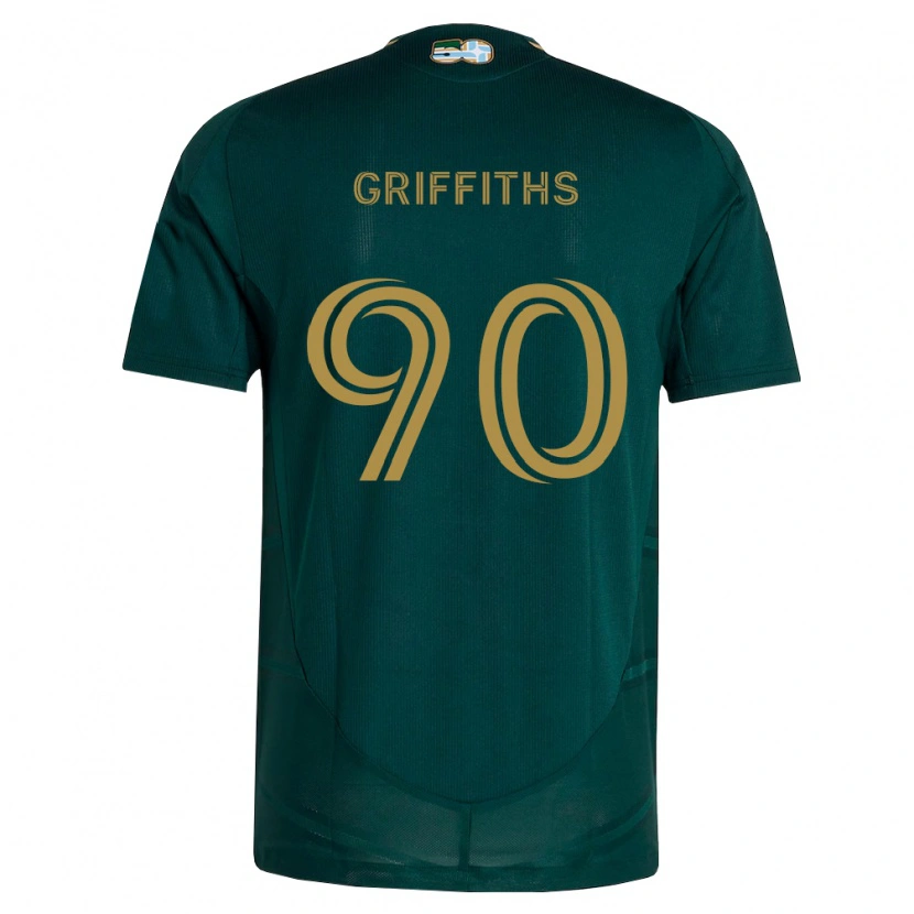 Danxen Uomo Maglia Reo Griffiths #90 Verde Scuro Marrone Kit Gara Home 2026/27 Maglietta