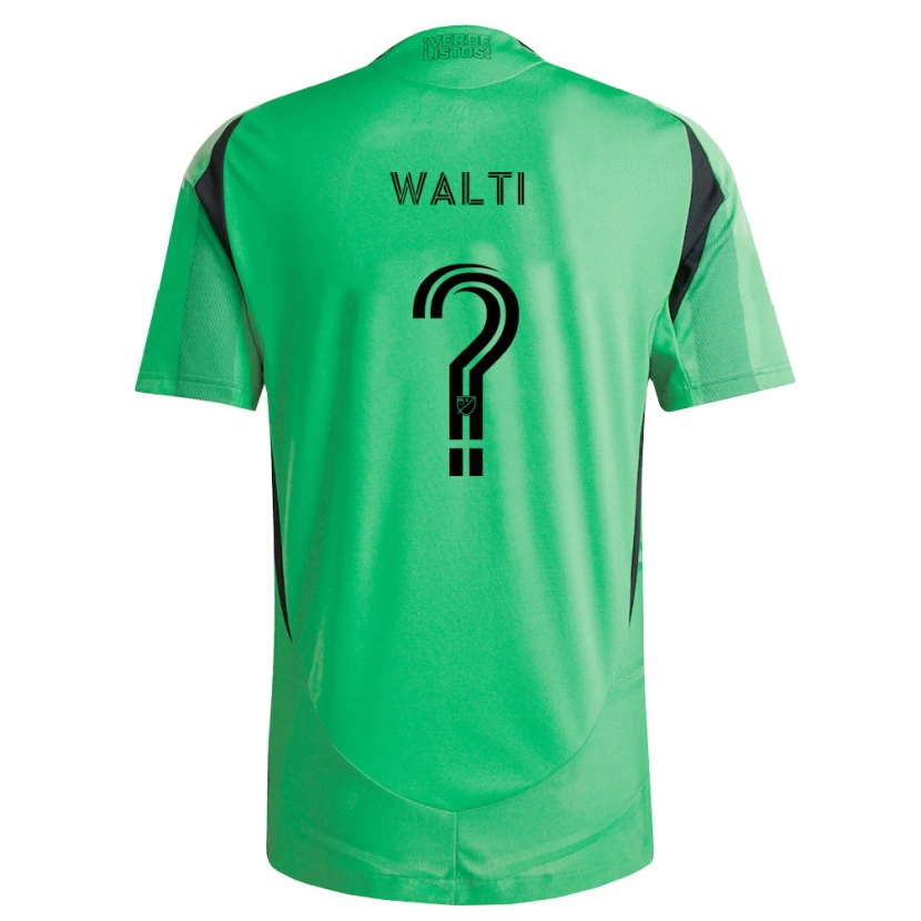 Danxen Uomo Maglia Jackson Wälti #0 Verde Smeraldo Nero Kit Gara Home 2026/27 Maglietta