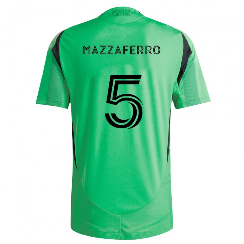 Danxen Uomo Maglia Salvatore Mazzaferro #5 Verde Smeraldo Nero Kit Gara Home 2026/27 Maglietta