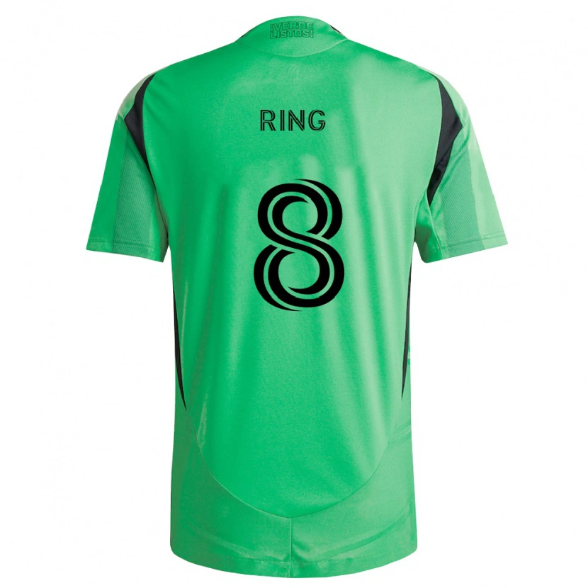 Danxen Uomo Maglia Alexander Ring #8 Verde Smeraldo Nero Kit Gara Home 2026/27 Maglietta