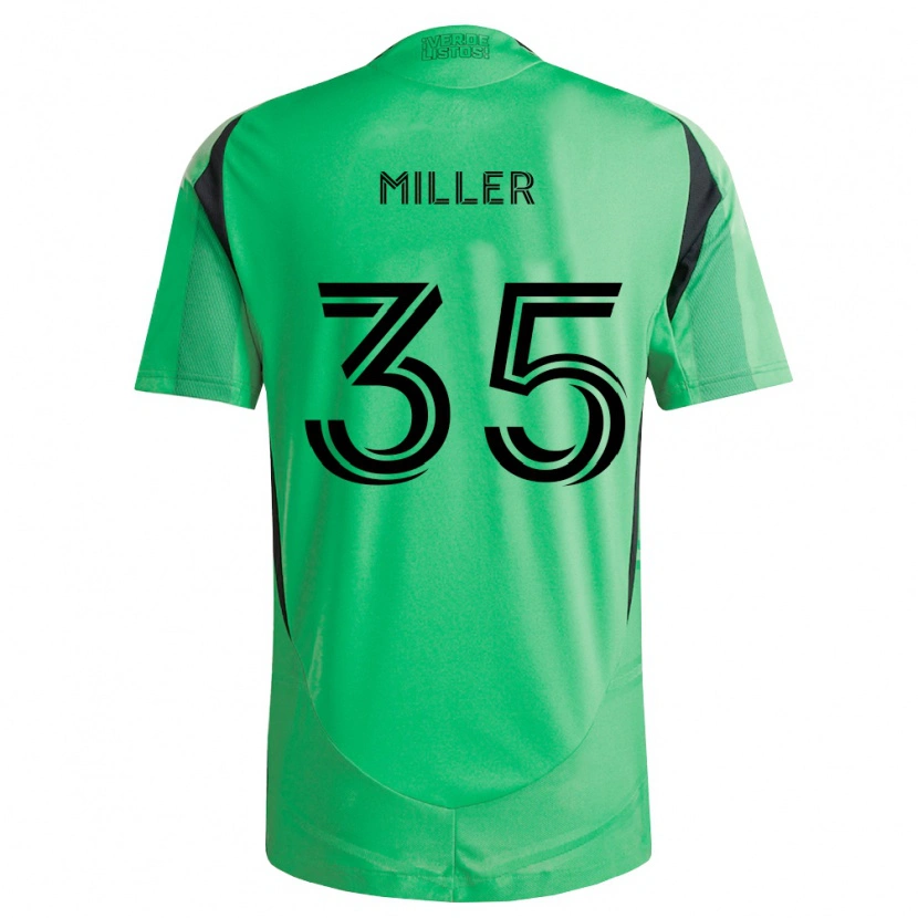 Danxen Uomo Maglia Mason Miller #35 Verde Smeraldo Nero Kit Gara Home 2026/27 Maglietta