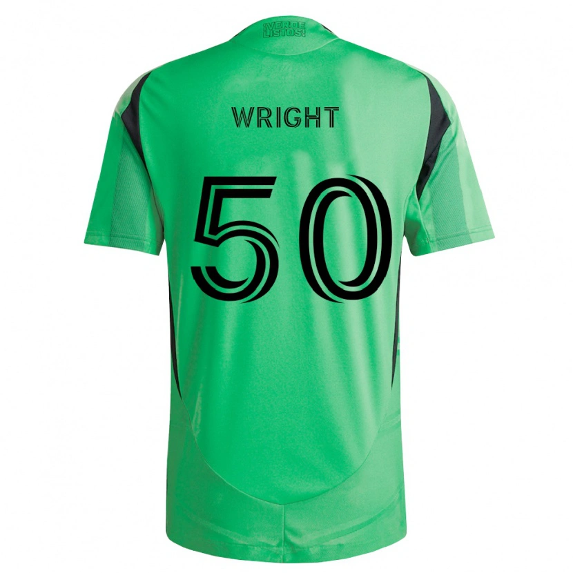 Danxen Uomo Maglia Daniel Wright #50 Verde Smeraldo Nero Kit Gara Home 2026/27 Maglietta