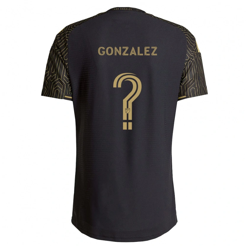 Danxen Uomo Maglia Mario Gonzalez #0 Marrone Nero Kit Gara Home 2026/27 Maglietta