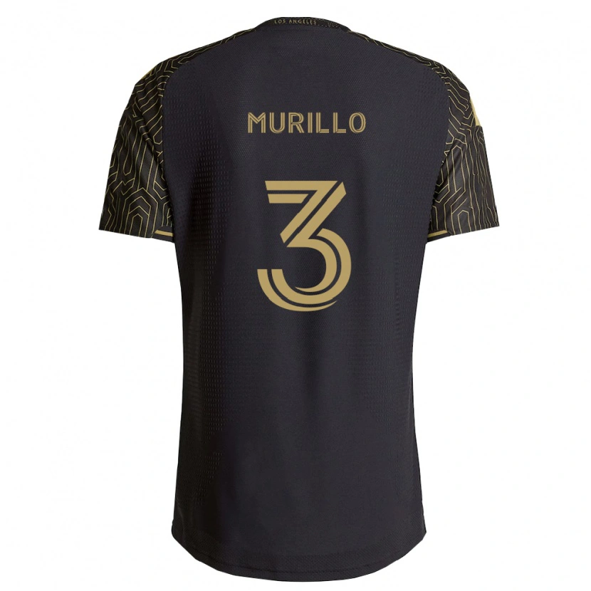Danxen Uomo Maglia Jesús Murillo #3 Marrone Nero Kit Gara Home 2026/27 Maglietta