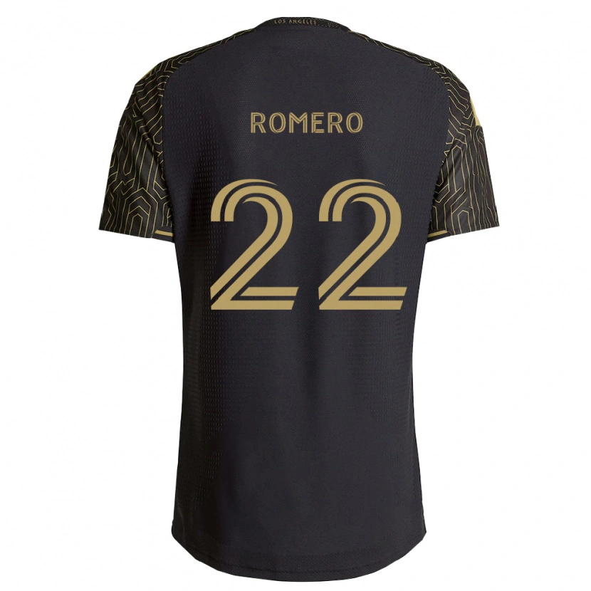 Danxen Uomo Maglia Abraham Romero #22 Marrone Nero Kit Gara Home 2026/27 Maglietta