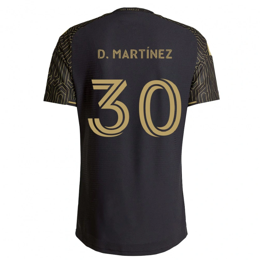 Danxen Uomo Maglia David Martínez #30 Marrone Nero Kit Gara Home 2026/27 Maglietta