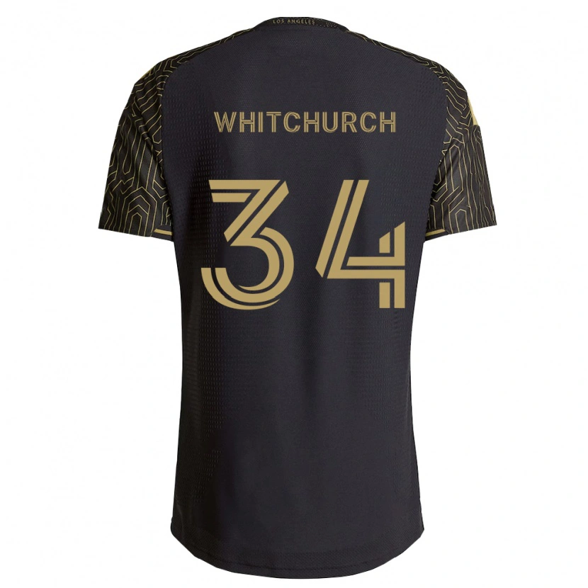 Danxen Uomo Maglia Giuliano Whitchurch #34 Marrone Nero Kit Gara Home 2026/27 Maglietta
