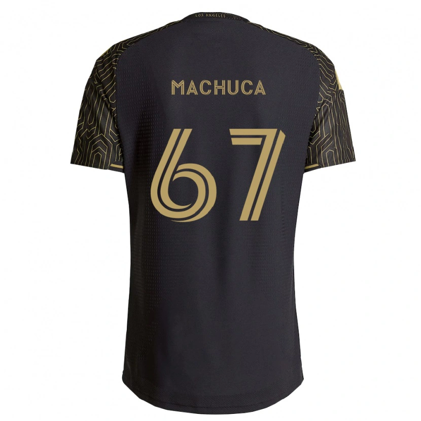 Danxen Uomo Maglia Jacob Machuca #67 Marrone Nero Kit Gara Home 2026/27 Maglietta
