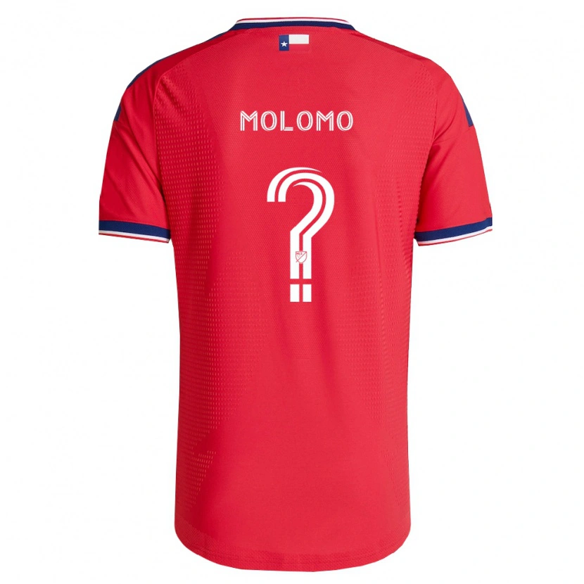 Danxen Uomo Maglia Zach Molomo #0 Rosso Blu Bianco Kit Gara Home 2026/27 Maglietta