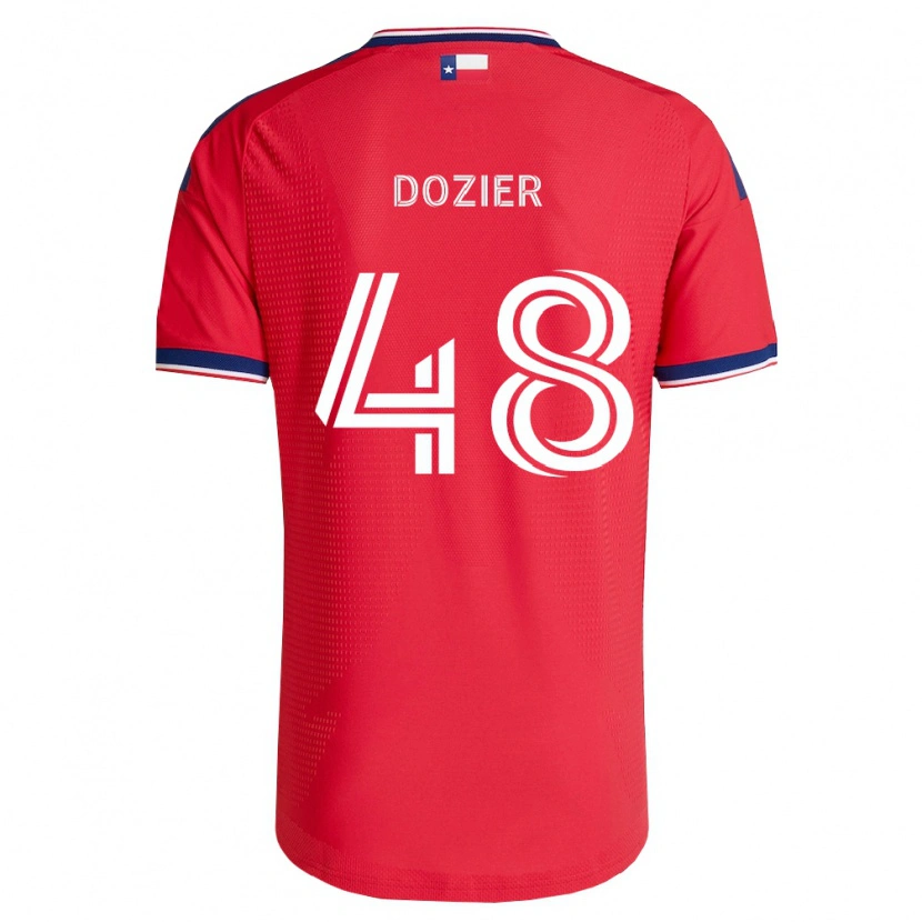 Danxen Uomo Maglia Jonathon Dozier #48 Rosso Blu Bianco Kit Gara Home 2026/27 Maglietta