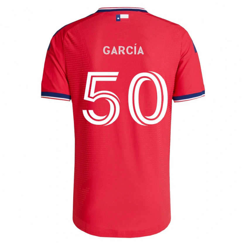 Danxen Uomo Maglia Diego García #50 Rosso Blu Bianco Kit Gara Home 2026/27 Maglietta