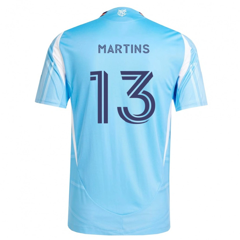 Danxen Uomo Maglia Thiago Martins #13 Azzurro Bianco Kit Gara Home 2026/27 Maglietta