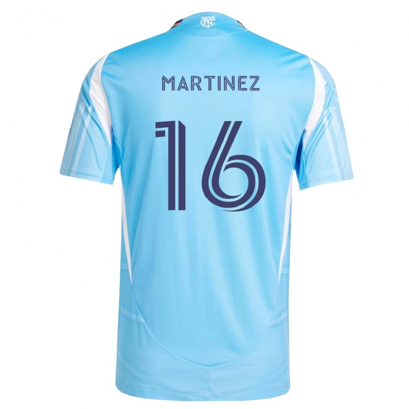 Danxen Uomo Maglia Alonso Martínez #16 Azzurro Bianco Kit Gara Home 2026/27 Maglietta