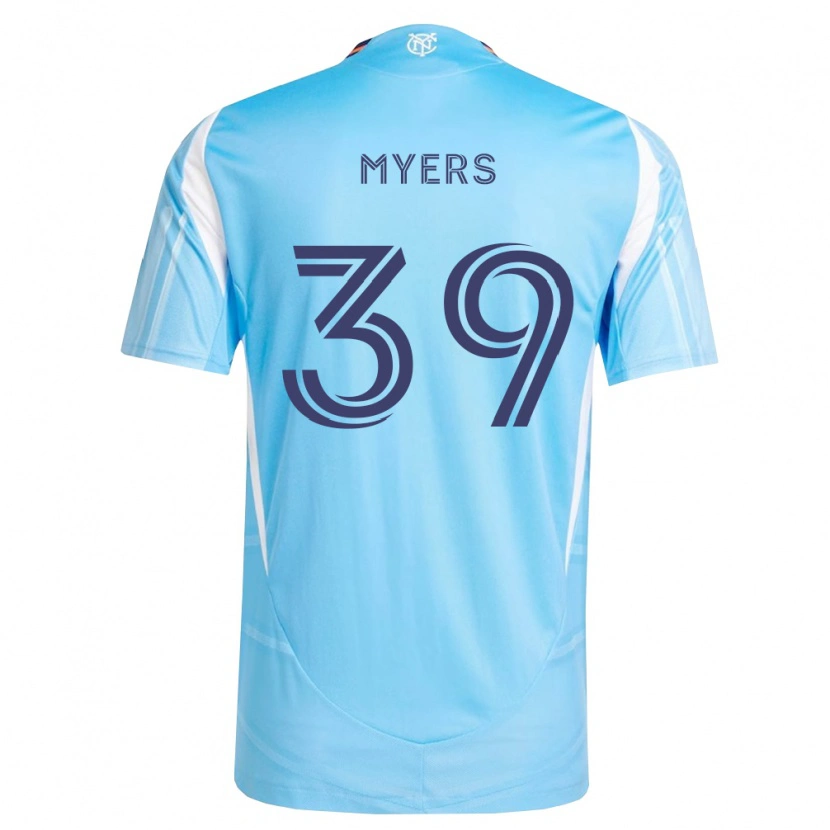 Danxen Uomo Maglia Md Myers #39 Azzurro Bianco Kit Gara Home 2026/27 Maglietta