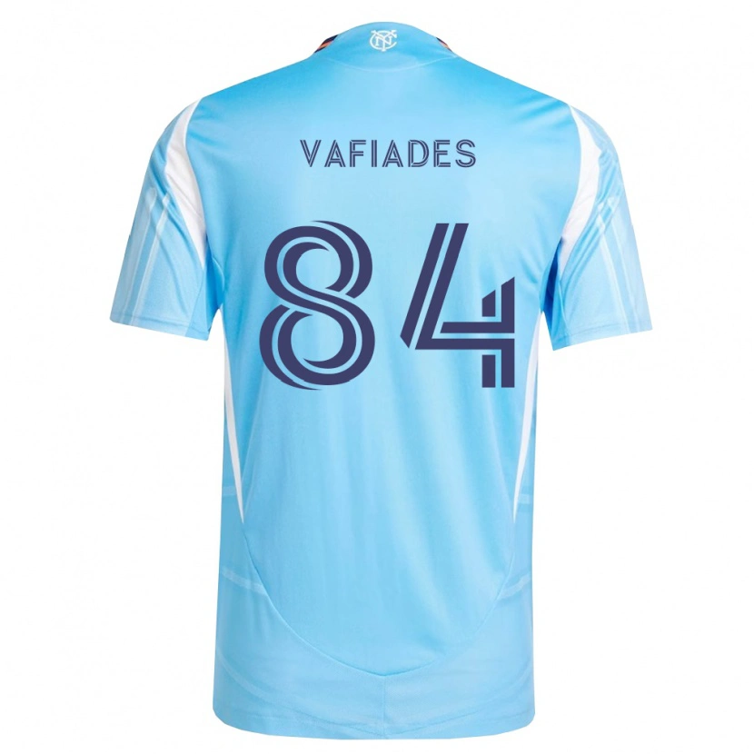 Danxen Uomo Maglia Niccolo Vafiades #84 Azzurro Bianco Kit Gara Home 2026/27 Maglietta