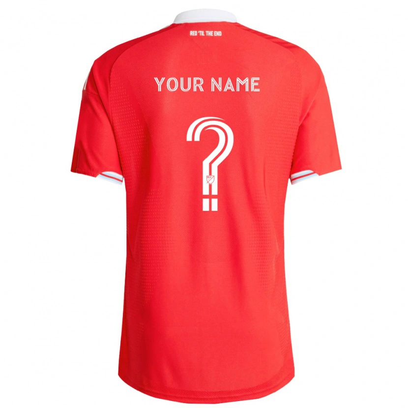 Danxen Uomo Maglia Il Tuo Nome #0 Rosso Blu Scuro Bianco Kit Gara Home 2026/27 Maglietta