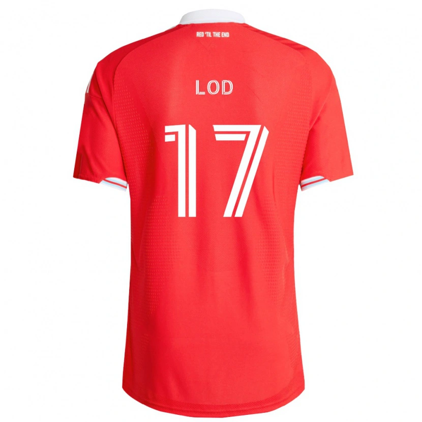 Danxen Uomo Maglia Robin Lod #17 Rosso Blu Scuro Bianco Kit Gara Home 2026/27 Maglietta