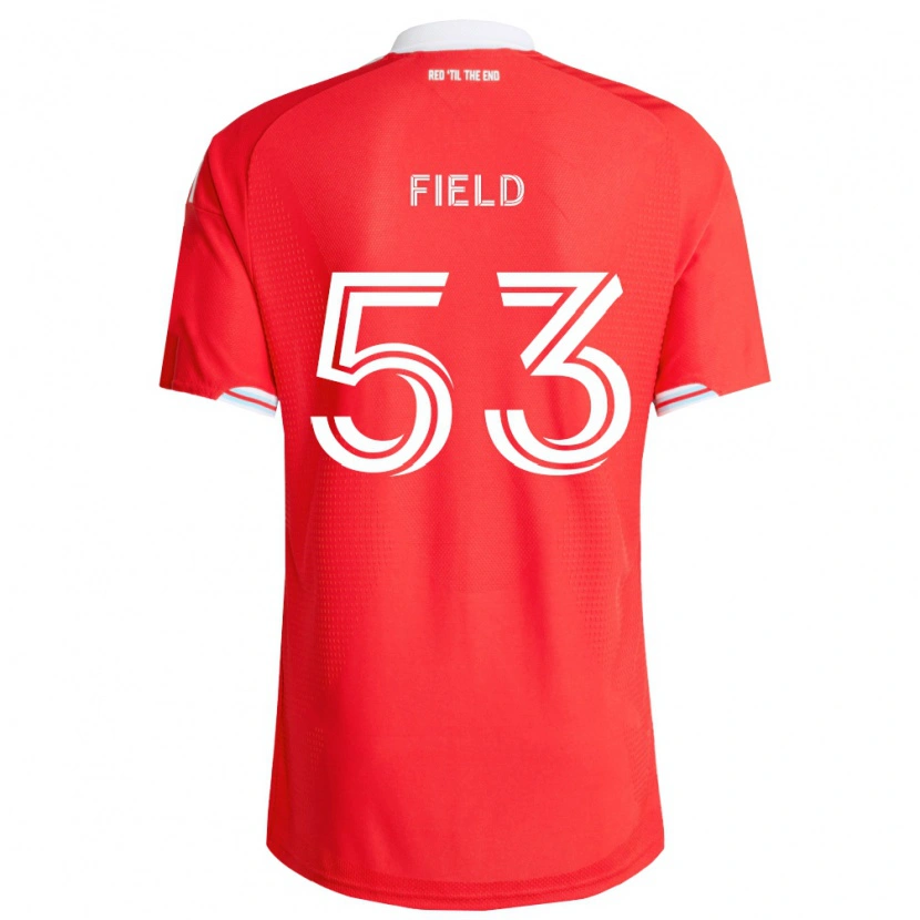 Danxen Uomo Maglia James Field #53 Rosso Blu Scuro Bianco Kit Gara Home 2026/27 Maglietta