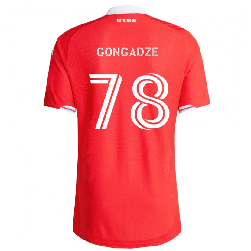 Danxen Uomo Maglia Giorgi Gongadze #78 Rosso Blu Scuro Bianco Kit Gara Home 2026/27 Maglietta