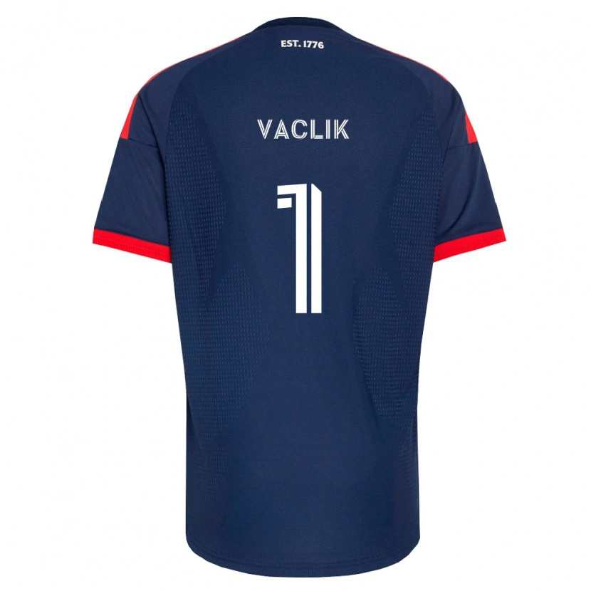 Danxen Uomo Maglia Tomas Vaclik #1 Blu Reale Rosso Bianco Kit Gara Home 2026/27 Maglietta
