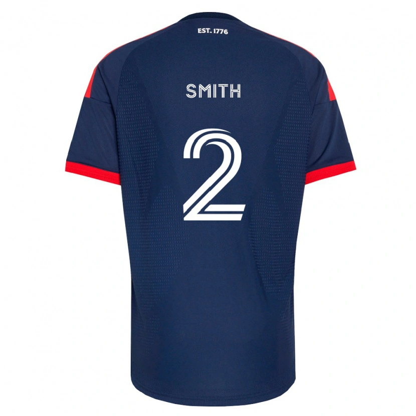 Danxen Uomo Maglia Jared Smith #2 Blu Reale Rosso Bianco Kit Gara Home 2026/27 Maglietta