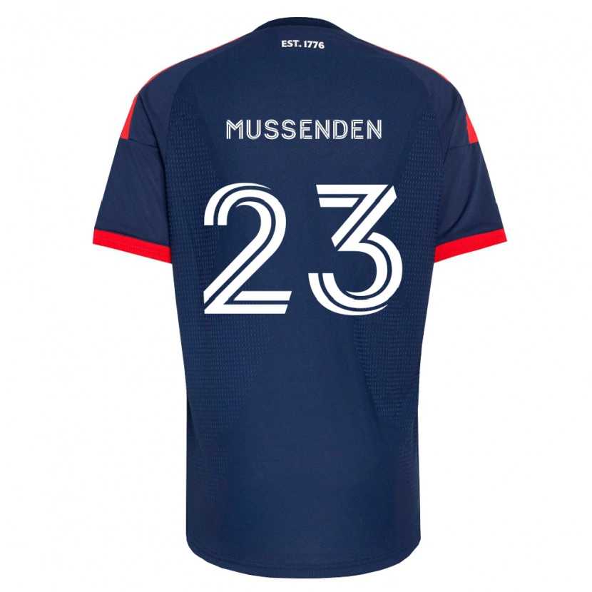 Danxen Uomo Maglia Javaun Mussenden #23 Blu Reale Rosso Bianco Kit Gara Home 2026/27 Maglietta
