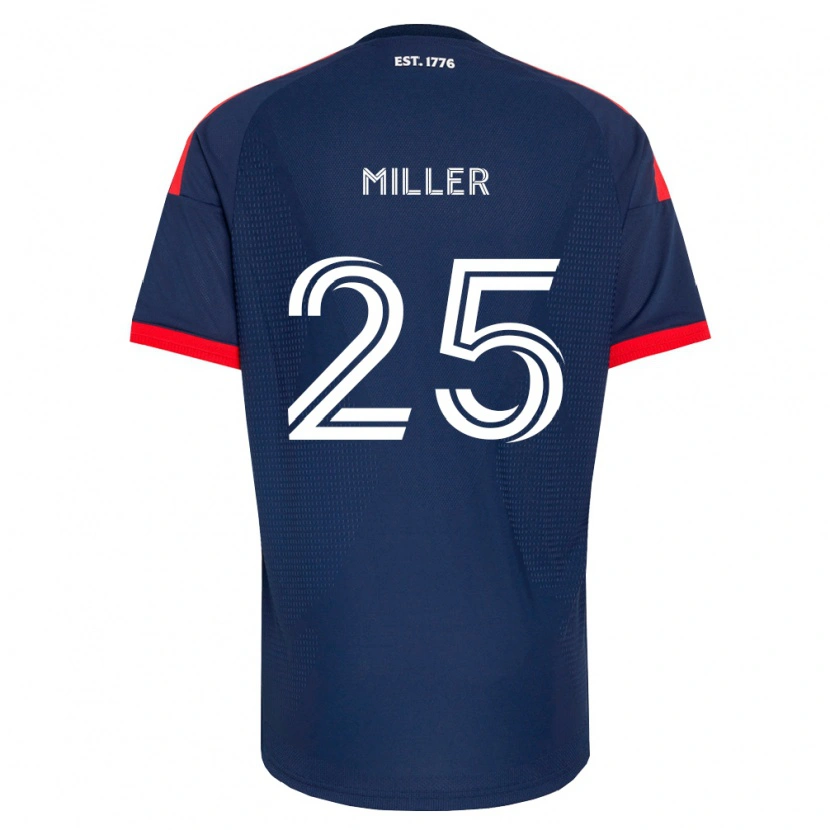 Danxen Uomo Maglia Peyton Miller #25 Blu Reale Rosso Bianco Kit Gara Home 2026/27 Maglietta