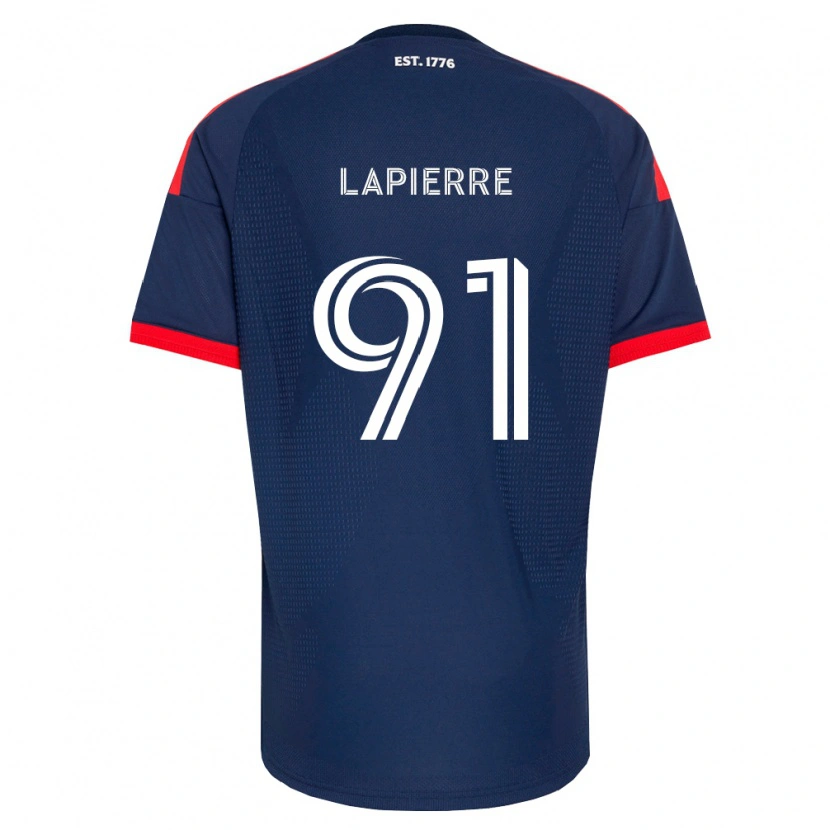 Danxen Uomo Maglia Zach Lapierre #91 Blu Reale Rosso Bianco Kit Gara Home 2026/27 Maglietta