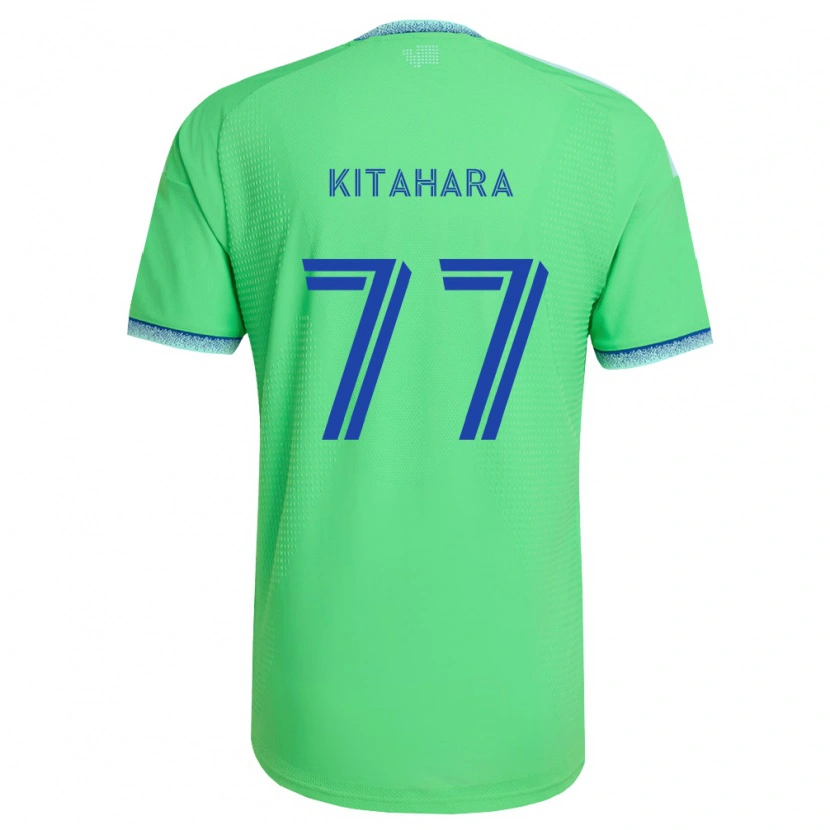 Danxen Uomo Maglia Sota Kitahara #77 Verde Azzurro Kit Gara Home 2026/27 Maglietta