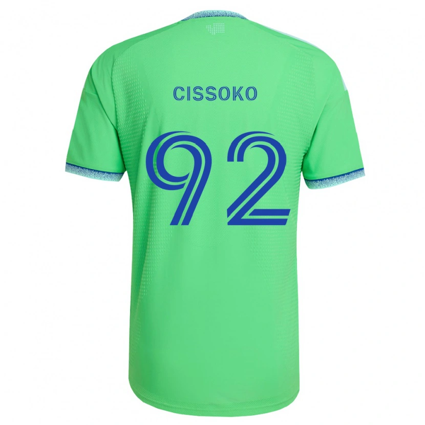 Danxen Uomo Maglia Abdoulaye Cissoko #92 Verde Azzurro Kit Gara Home 2026/27 Maglietta