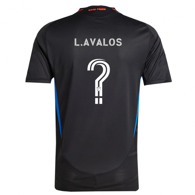Danxen Uomo Maglia Lorenzo Avalos #0 Blu Bianco Nero Kit Gara Home 2026/27 Maglietta