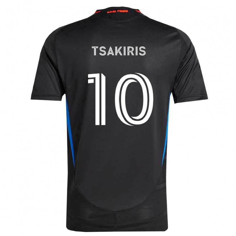 Danxen Uomo Maglia Niko Tsakiris #10 Blu Bianco Nero Kit Gara Home 2026/27 Maglietta