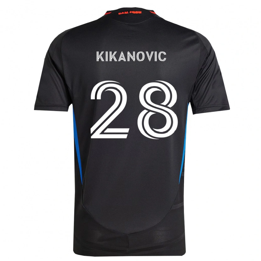 Danxen Uomo Maglia Benji Kikanović #28 Blu Bianco Nero Kit Gara Home 2026/27 Maglietta