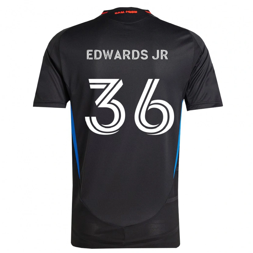 Danxen Uomo Maglia Earl Edwards Jr. #36 Blu Bianco Nero Kit Gara Home 2026/27 Maglietta