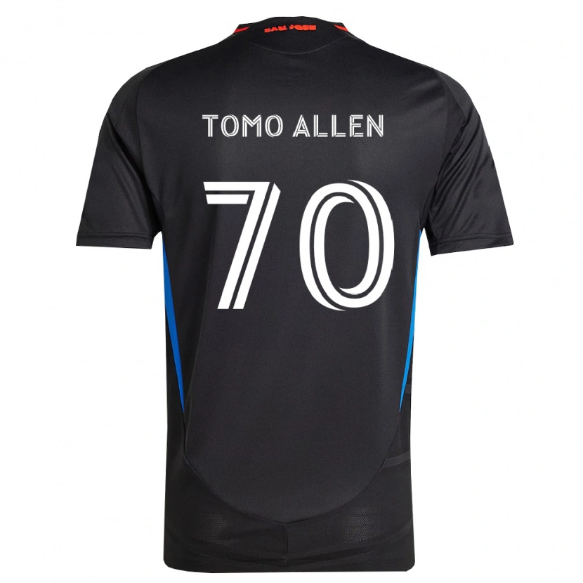 Danxen Uomo Maglia Tomo Allen #70 Blu Bianco Nero Kit Gara Home 2026/27 Maglietta