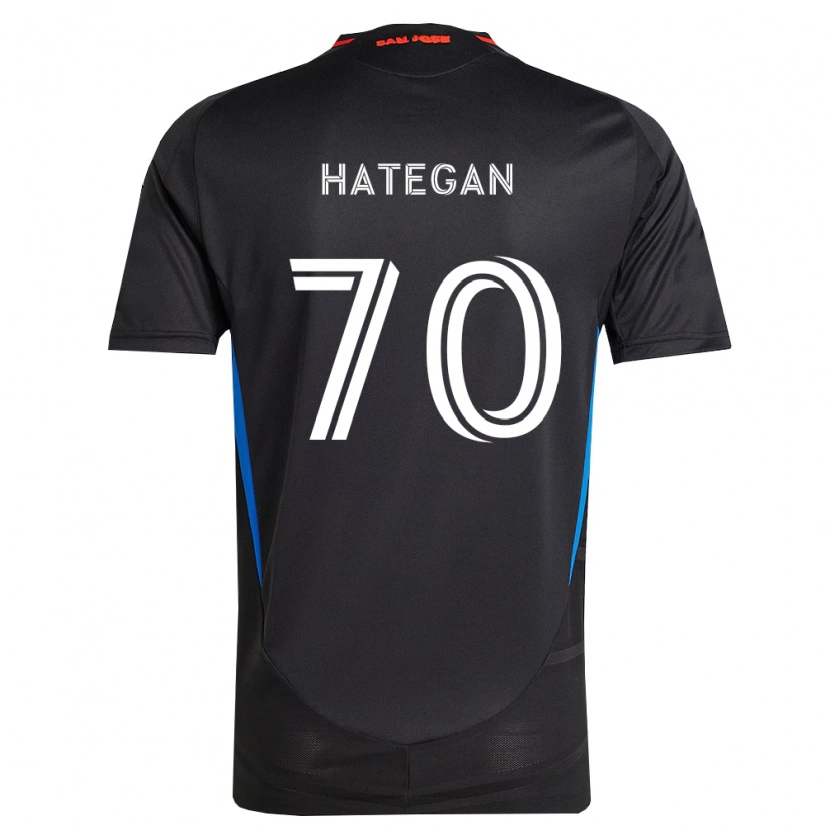 Danxen Uomo Maglia Roberto Hategan #70 Blu Bianco Nero Kit Gara Home 2026/27 Maglietta